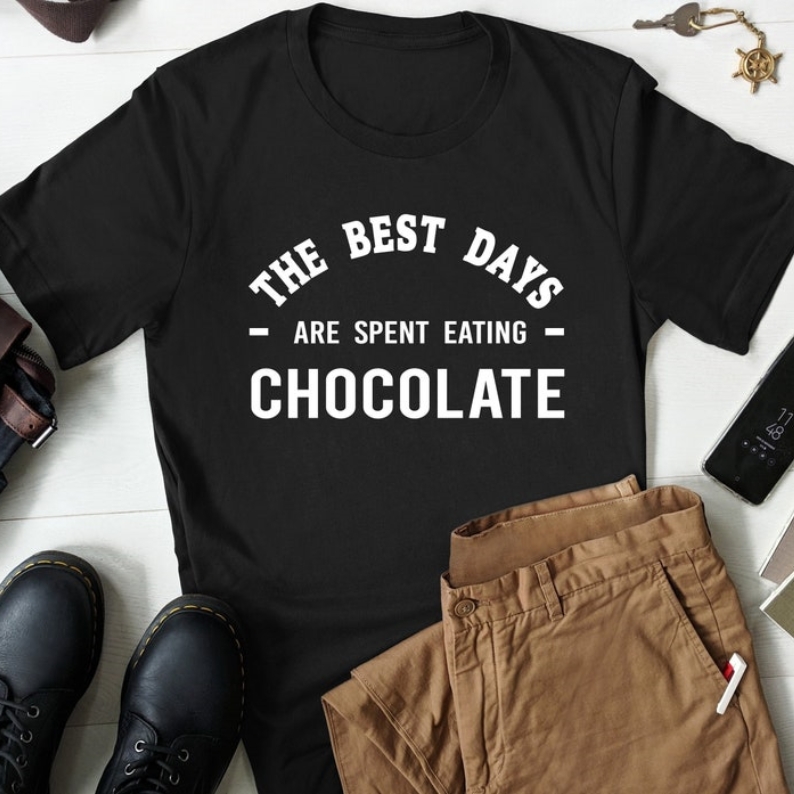 The Best Days Are Spent Eating Chocolate Festival Chocolate Lover T-Shirt