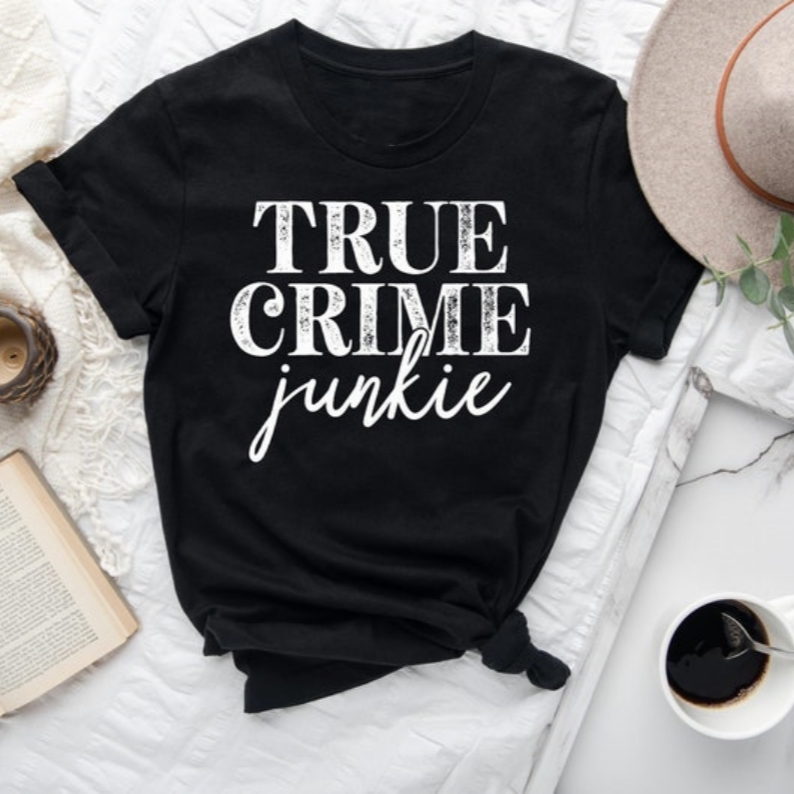 Mystery Lover True Crime Junkie  Printed T-shirt 