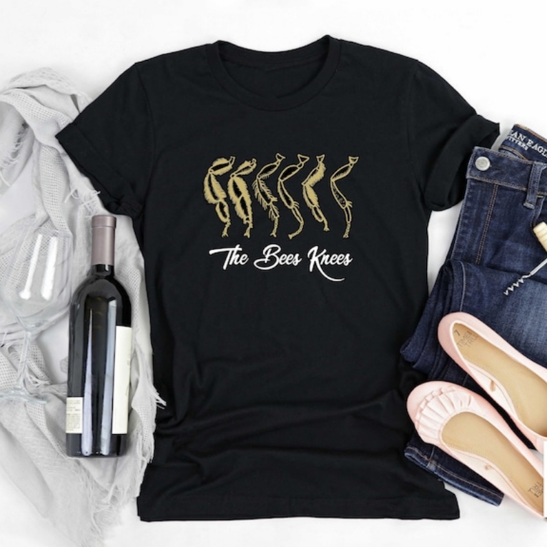 Bee Lover Honey Festival The Bee Knees Printed T-Shirt