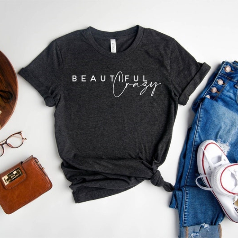 Music Festival Beautiful Crazy Printed T-shirt 