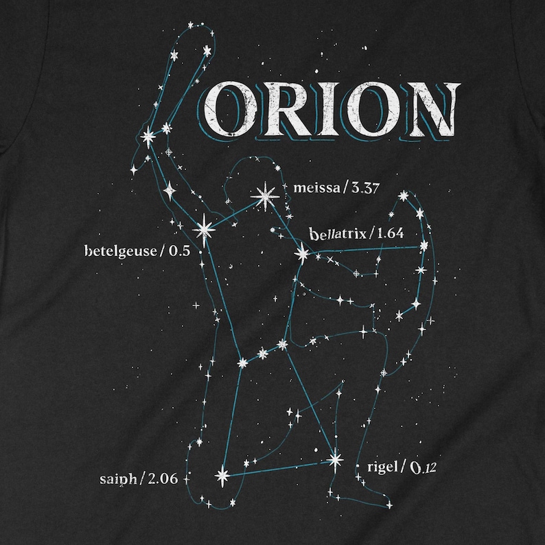 Amateur Astronomer Orion Zodiac Constellation Birthday T-shirt 
