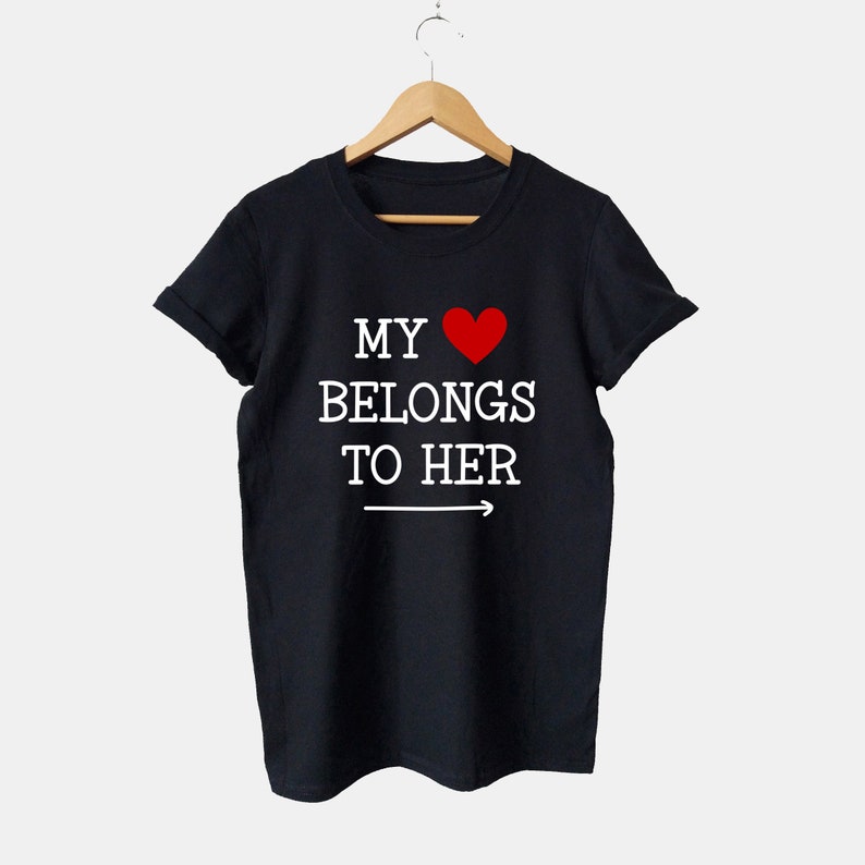My Heart Belongs to Her Valentine's Day T-shirt 