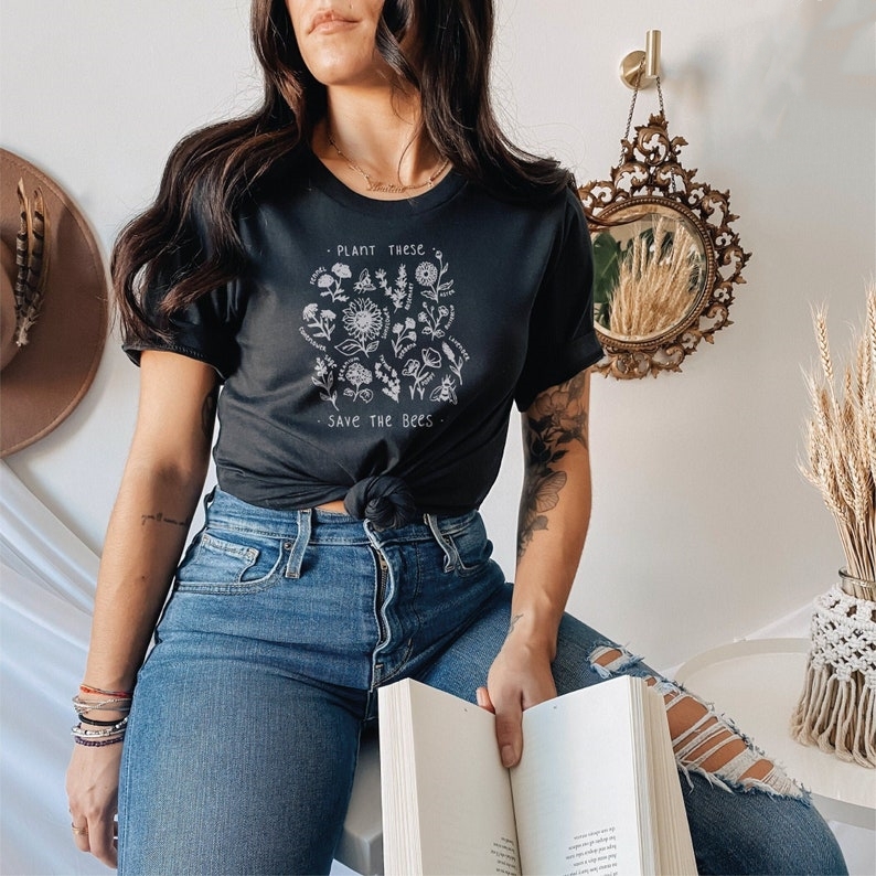 Plant These Save Bees Gardening Plant Lover T-shirt 