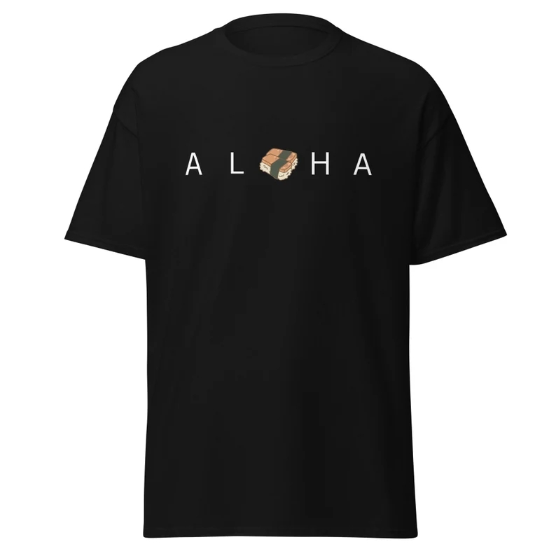 Musubi Aloha Hawaiian Popular Food Foodie Funny T-shirt 