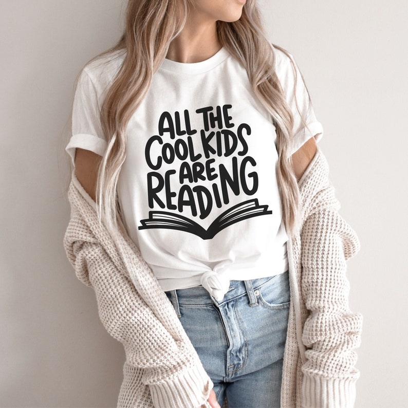 World Book Day All The Cool Kids Are Reading Printed T-shirt 