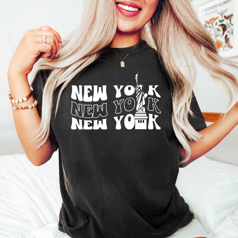 New York New York New York Vacation Travel Lover Printed T-shirt