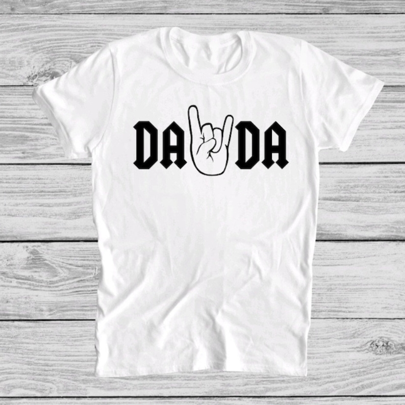 Rock Gesture Dada Music Festival Printed T-shirt 