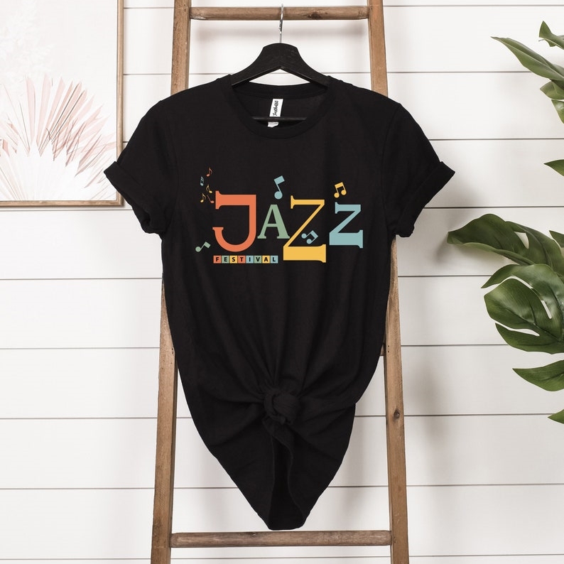 Jazz Music Festival Printed T-shirt 