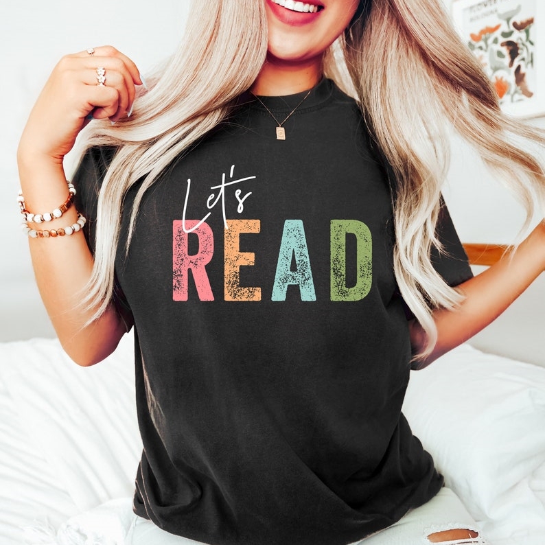 World Book Day Let's Read Printed T-shirt 