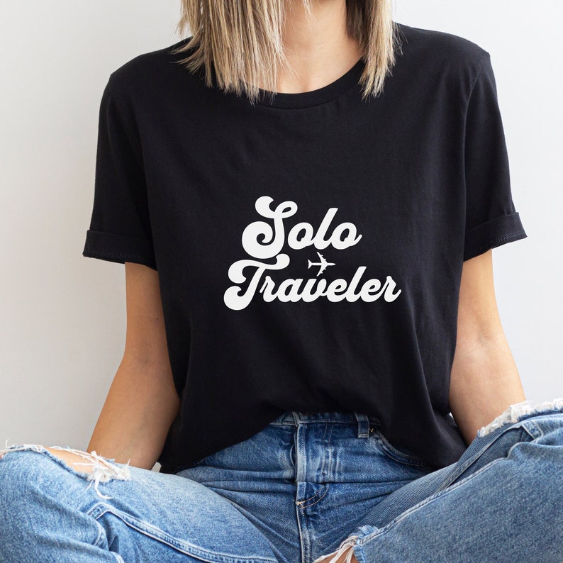 Vacation Travel Lover Solo Traveler Printed T-shirt