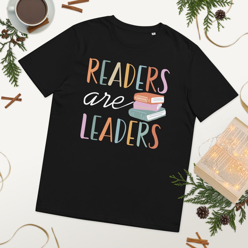 World Book Day Readers Are Leaders Printed T-shirt 