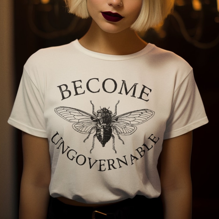 2024 Cicada-geddon Become Ungovernable Printed T-shirt 