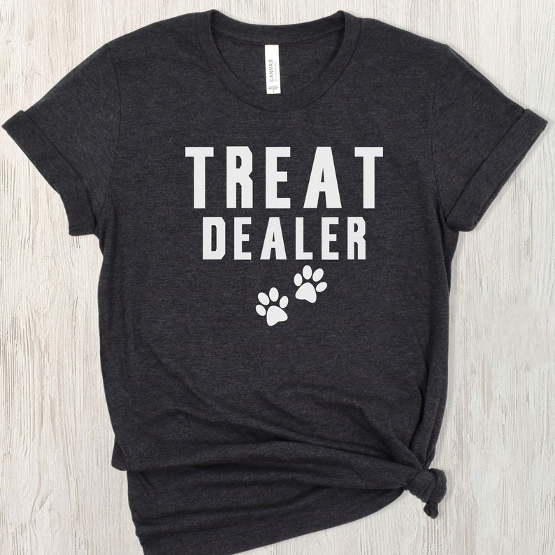 Treat Dealer Funny Animal Pet Lover Printed T-shirt