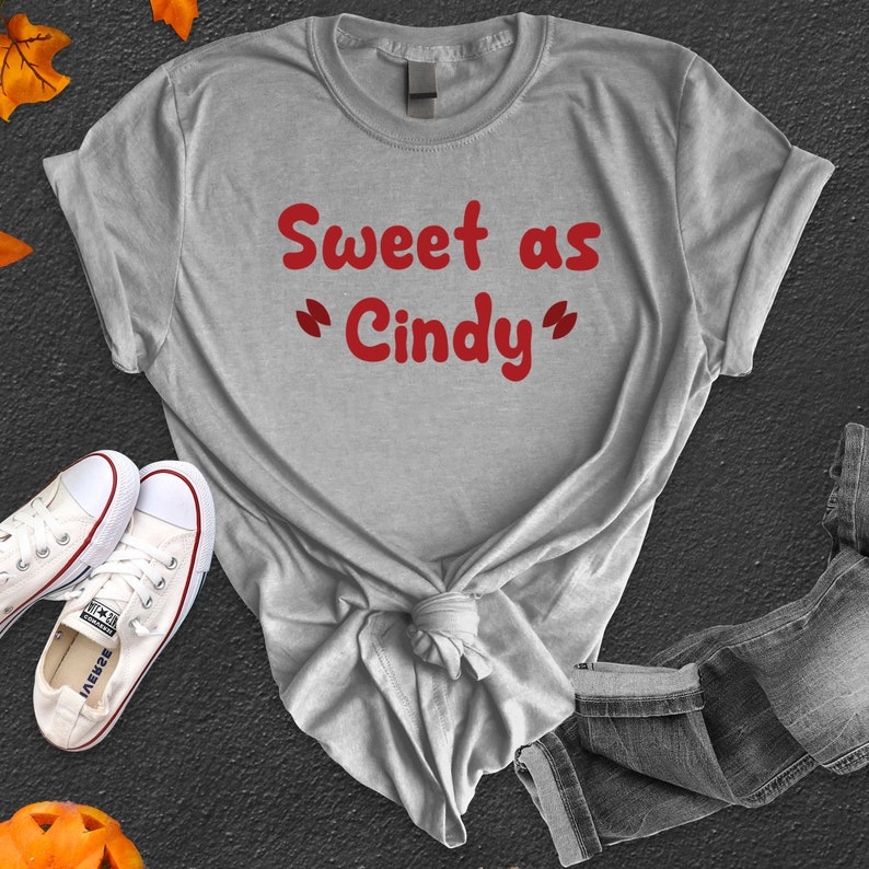 Valentine's Day Sweet As Cindy Printed T-shirt 