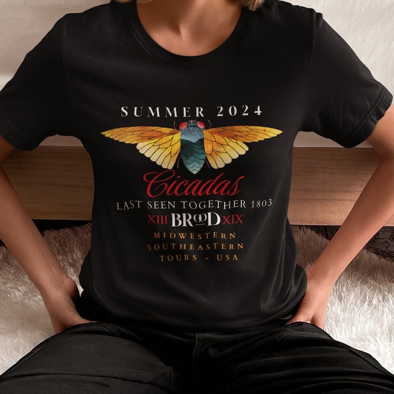 Cicada-geddon Summer 2024 Cicadas Printed T-shirt
