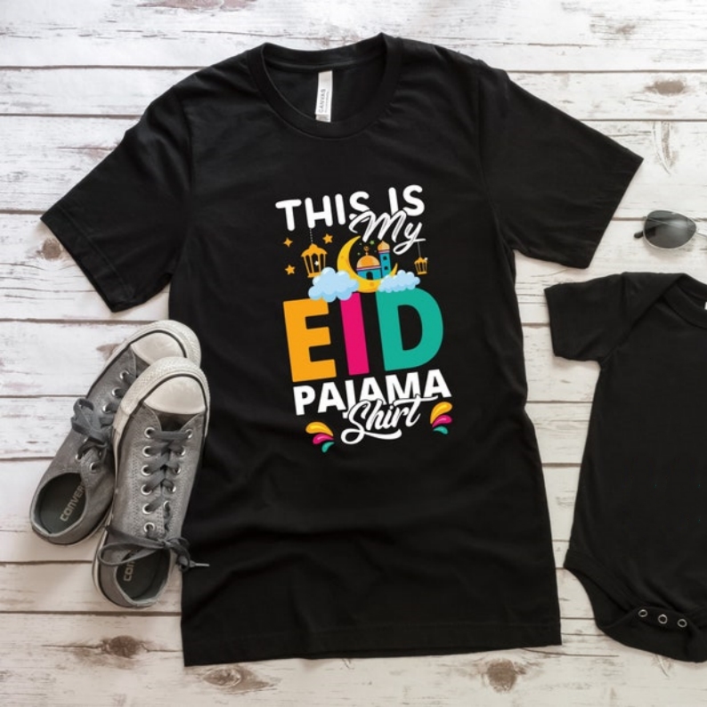This Is My Eid Pajama Shirt Eid al-Fitr 2024 Festival Celebration T-shirt