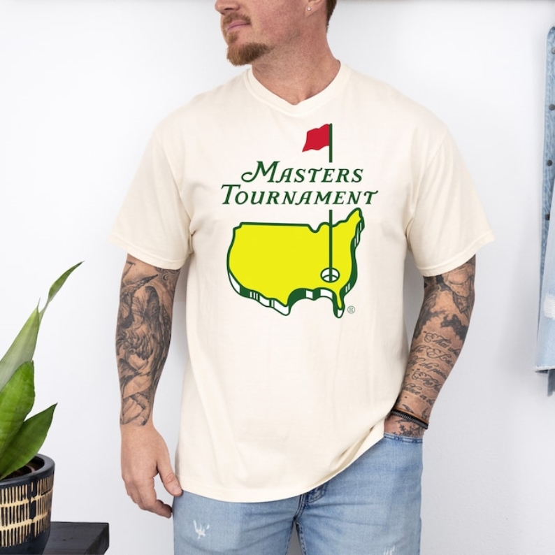 Masters Tournament Golf Lover Printed T-shirt
