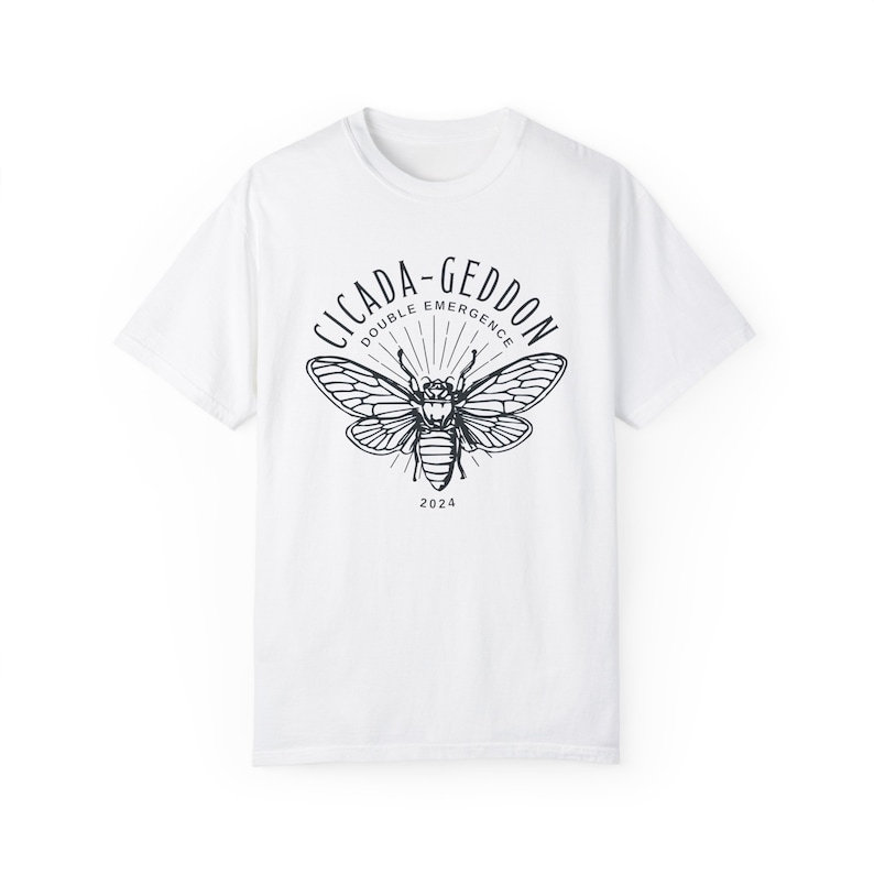 Cicada-Geddon Double Emergence 2024 Printed T-shirt 