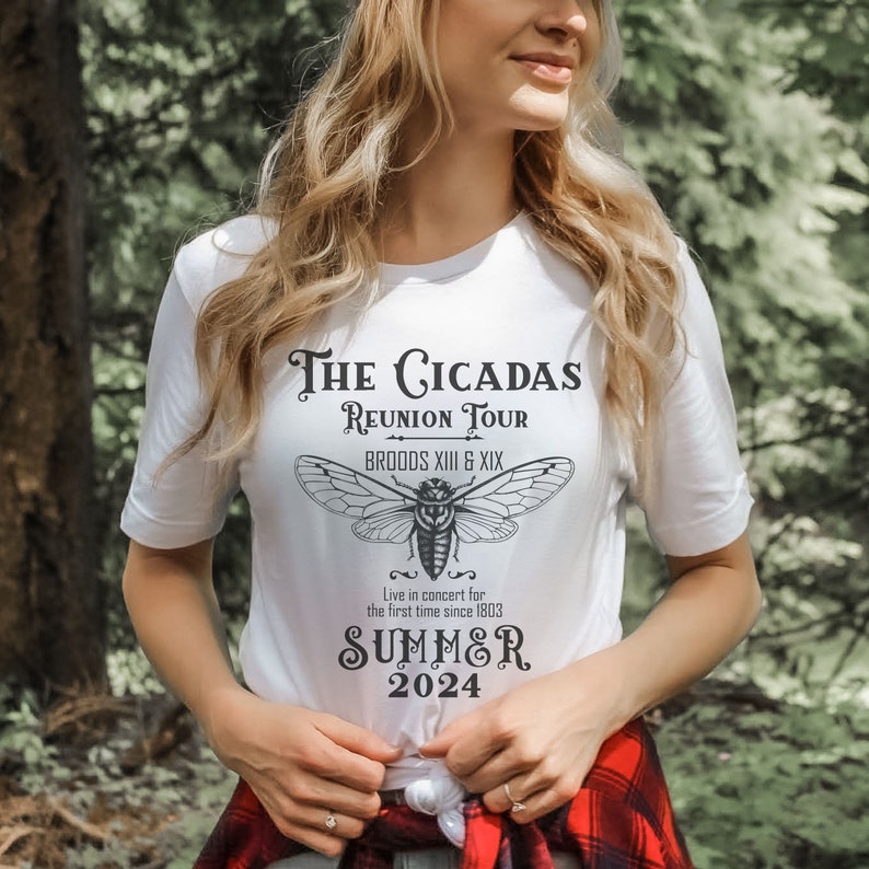 The Cicadas Return Tour Summer 2024 Cicada-geddon Printed T-shirt