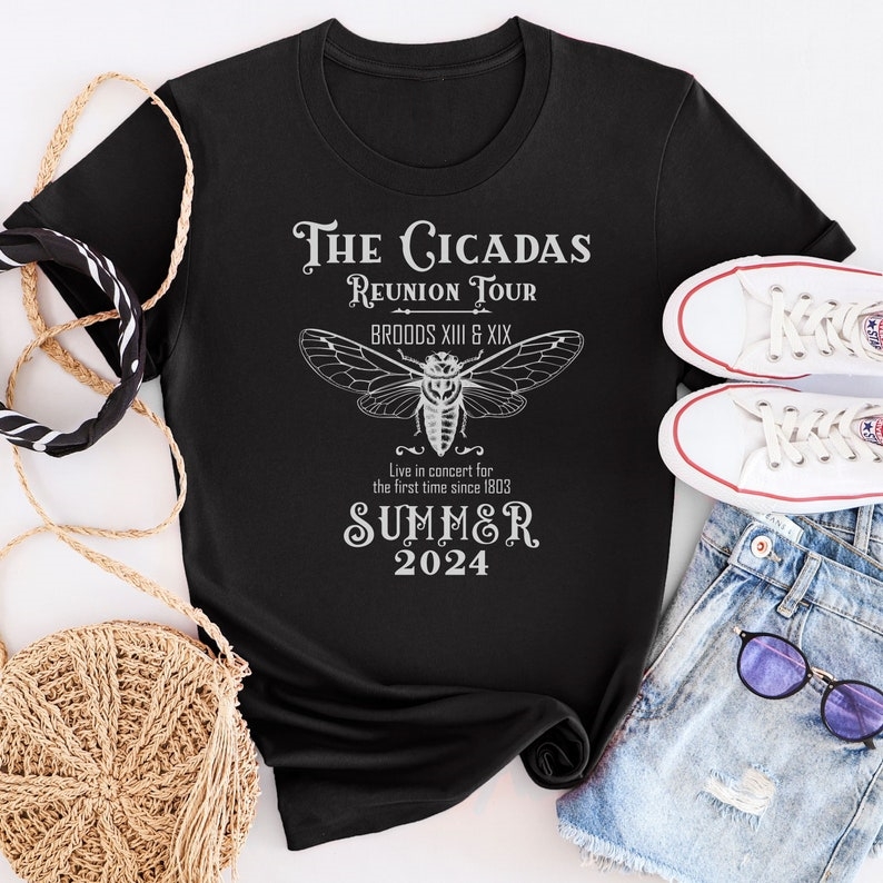 The Cicadas Return Tour Summer 2024 Cicada-geddon Printed T-shirt