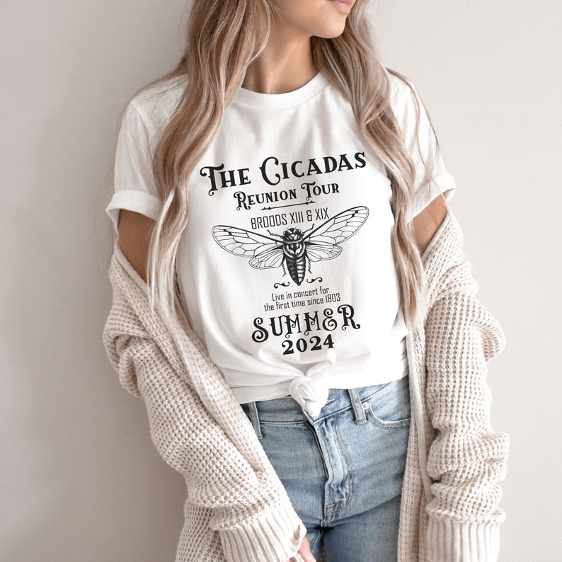 The Cicadas Return Tour Summer 2024 Cicada-geddon Printed T-shirt