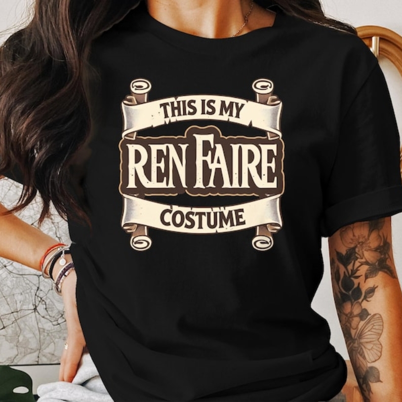 This Is My Ren Faire Costume Renaissance Festival Printed T-Shirt