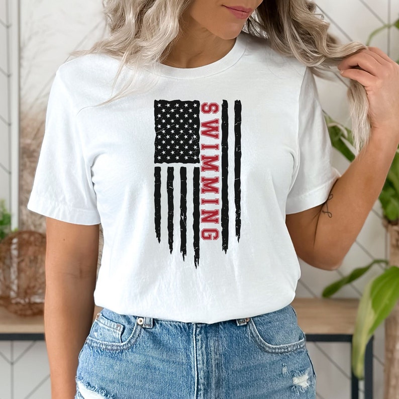 USA Swim Fans Sports Swimming Supporter T-Shirt
