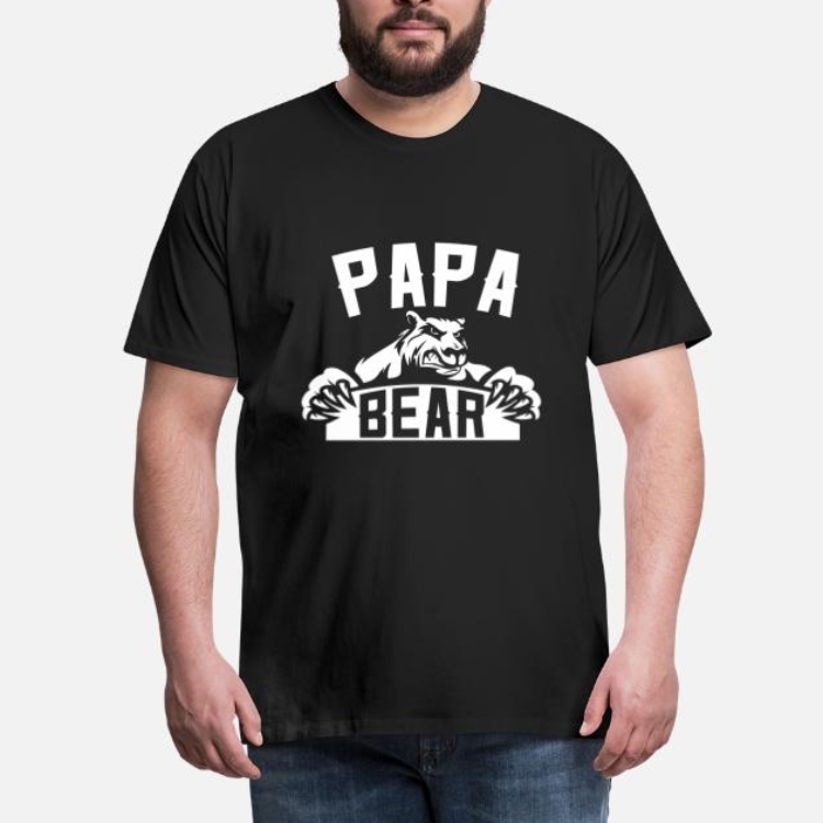 Papa Bear Father's Day Gift T-Shirt