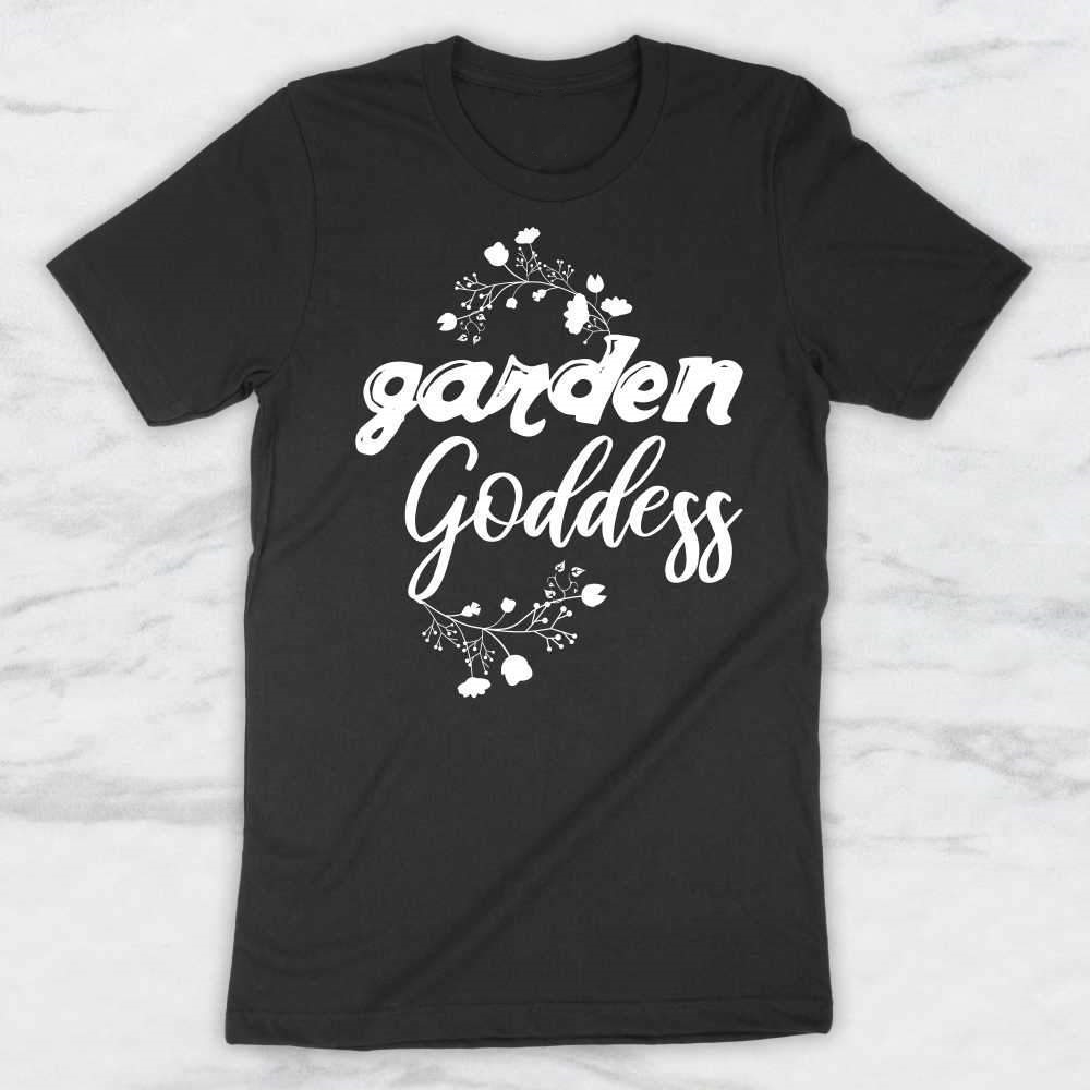 Gardening Plant Lover Garden Goddess Printed T-shirt 