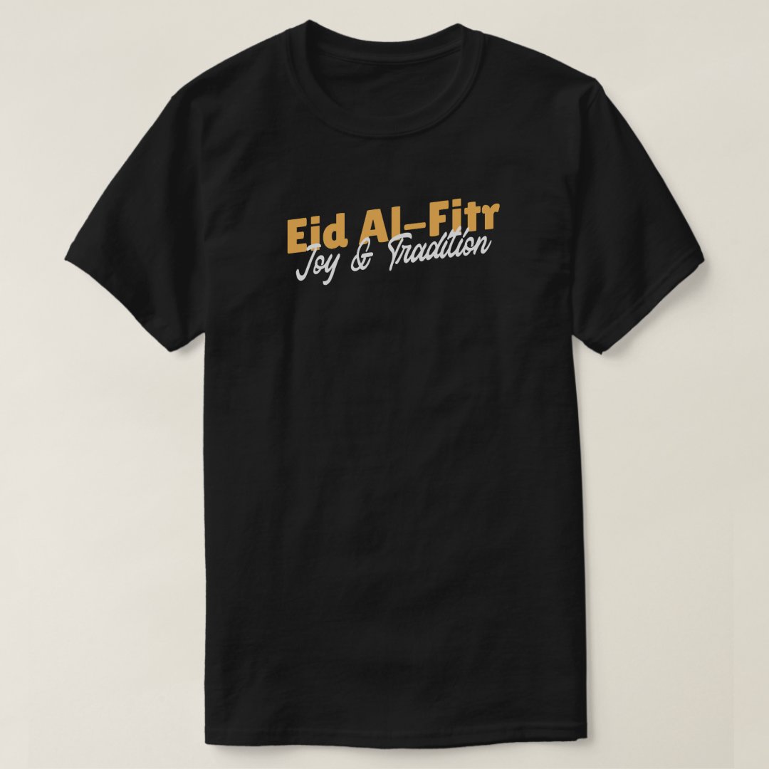 Eid Al-Fitr Joy & Tradition Festival Printed T-shirt