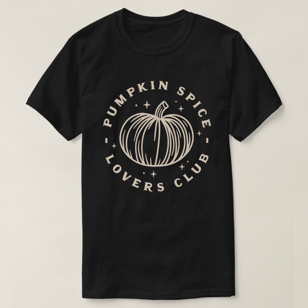 Pumpkin Spice Lovers Club Halloween Pumpkin Spice T-Shirt