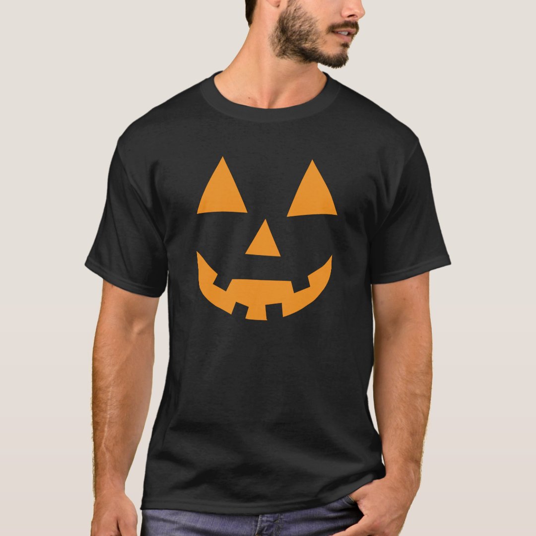 Pumpkin Laugh Halloween Printed T-Shirt