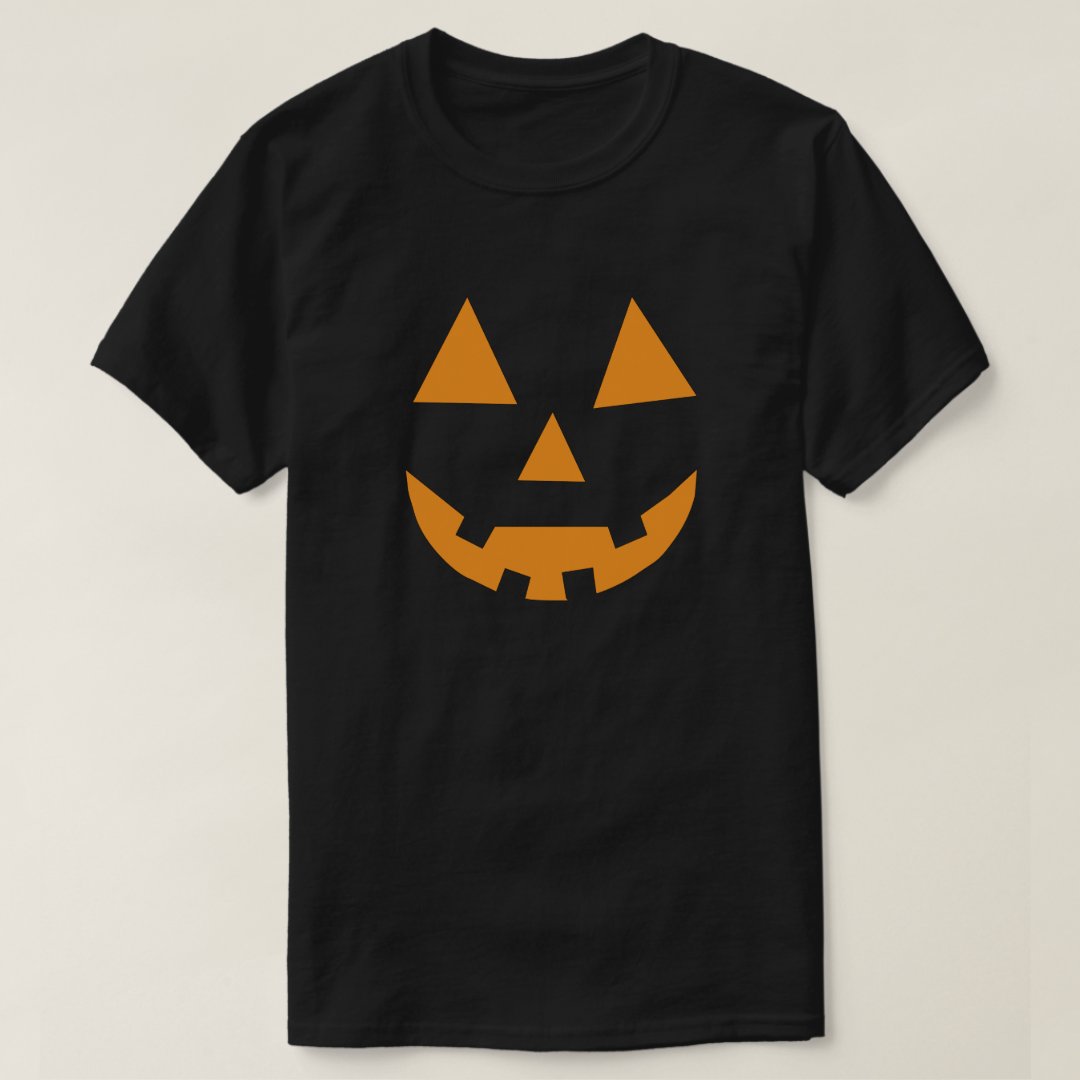 Pumpkin Laugh Halloween Printed T-Shirt
