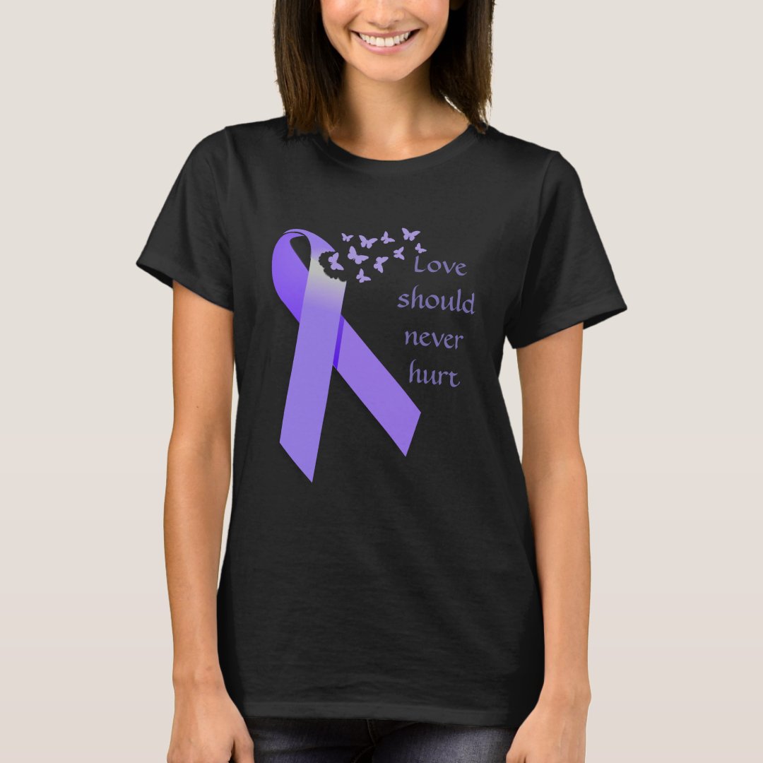 Love Should Never Hurt Domestic Violence Awareness T-Shirt