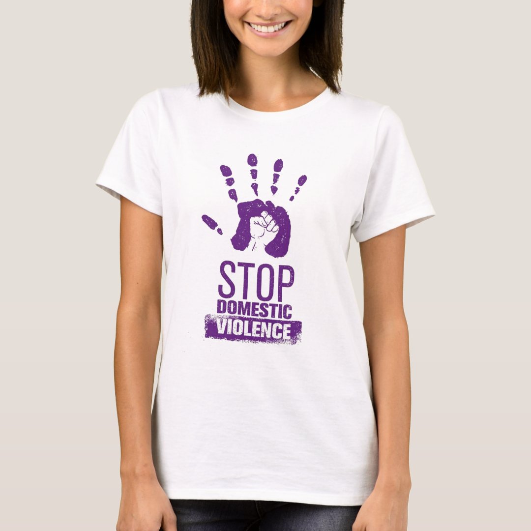 Stop Domestic Violence Domestic Violence Awareness T-Shirt