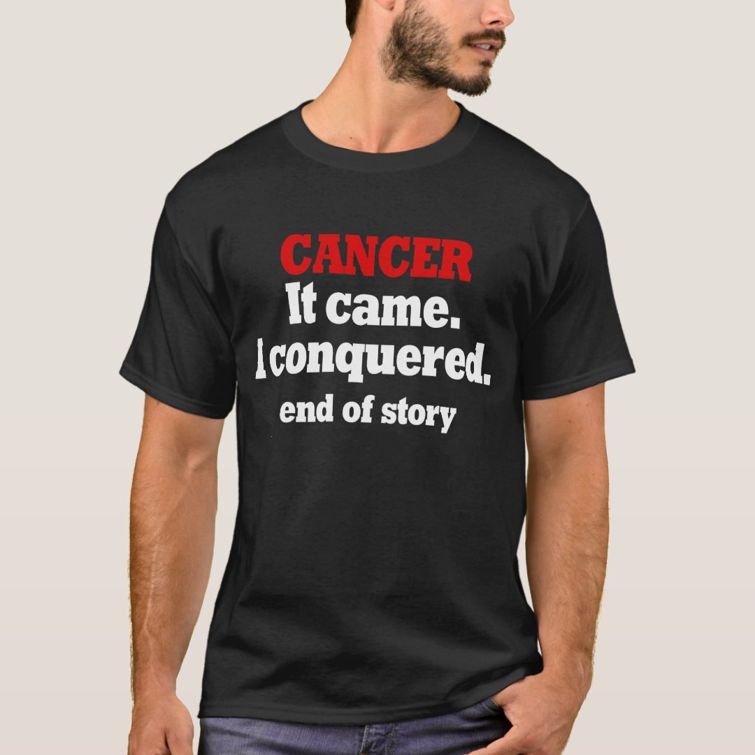 Childhood Cancer Awareness Cancer It Came I Conquered T-Shirt