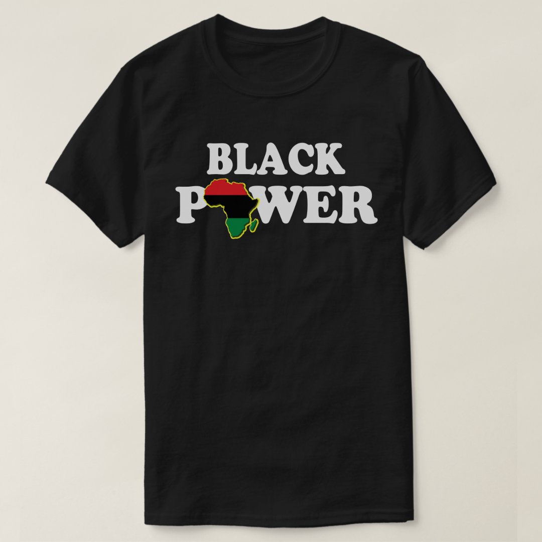 Juneteenth 2024 Black Power Printed T-Shirt
