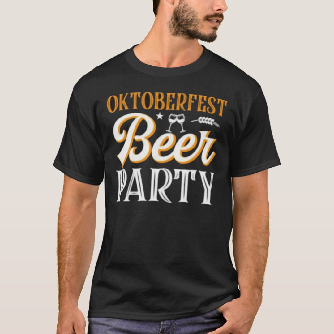Oktoberfest Beer Party Oktoberfest Printed T-Shirt