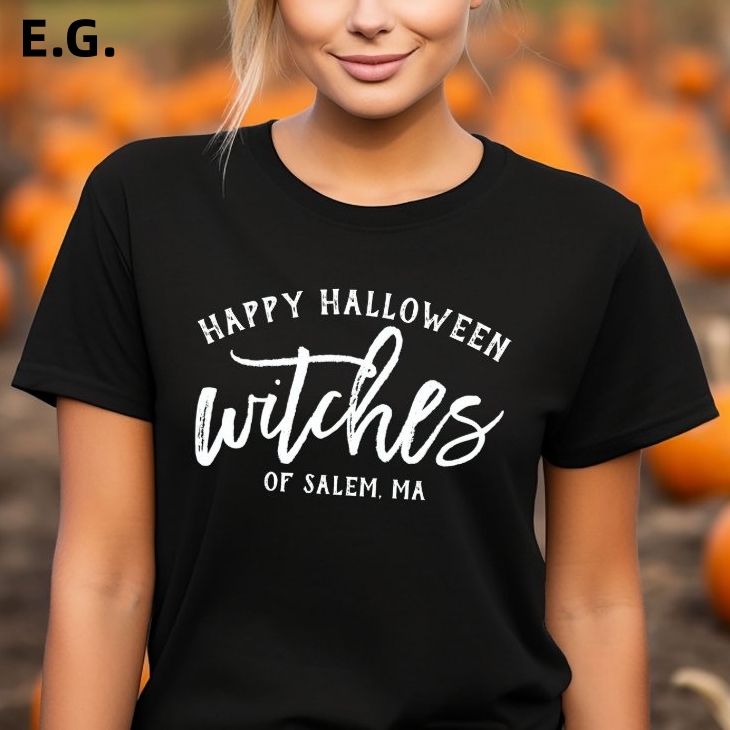 Happy Halloween Witches Of Custom City Halloween Personalized T-Shirt