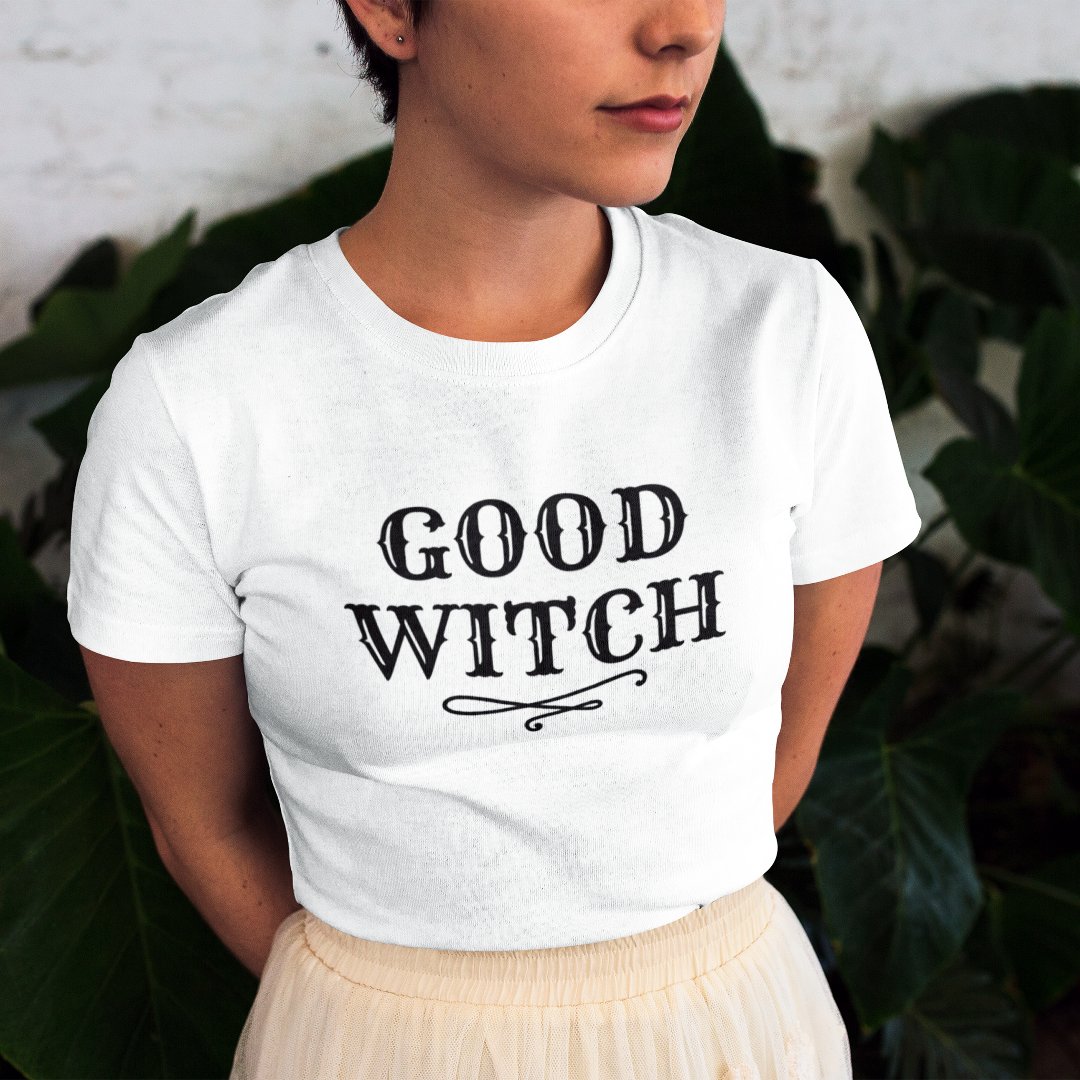 Halloween Good Witch Printed T-Shirt