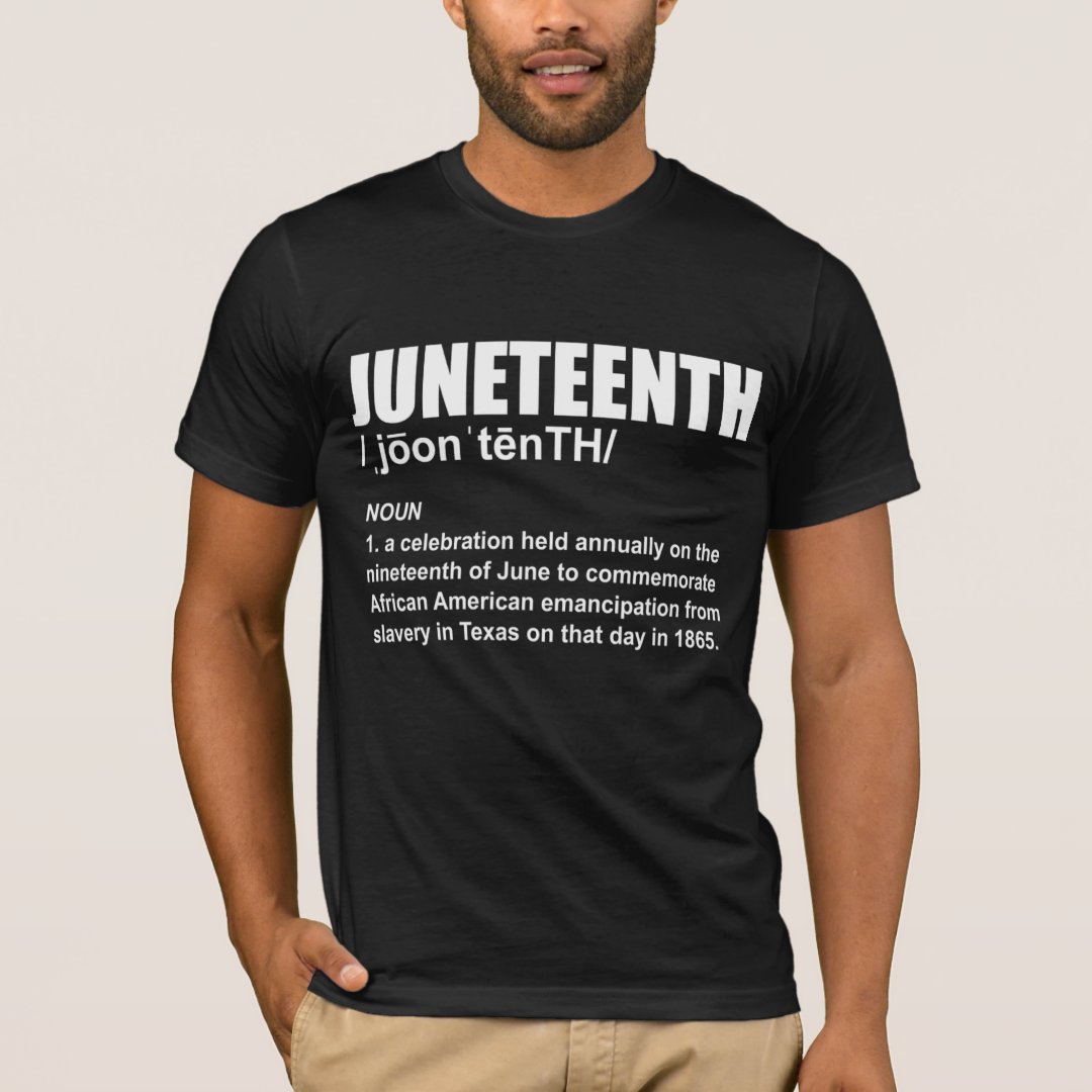 Definition Of Juneteenth Printed T-Shirt