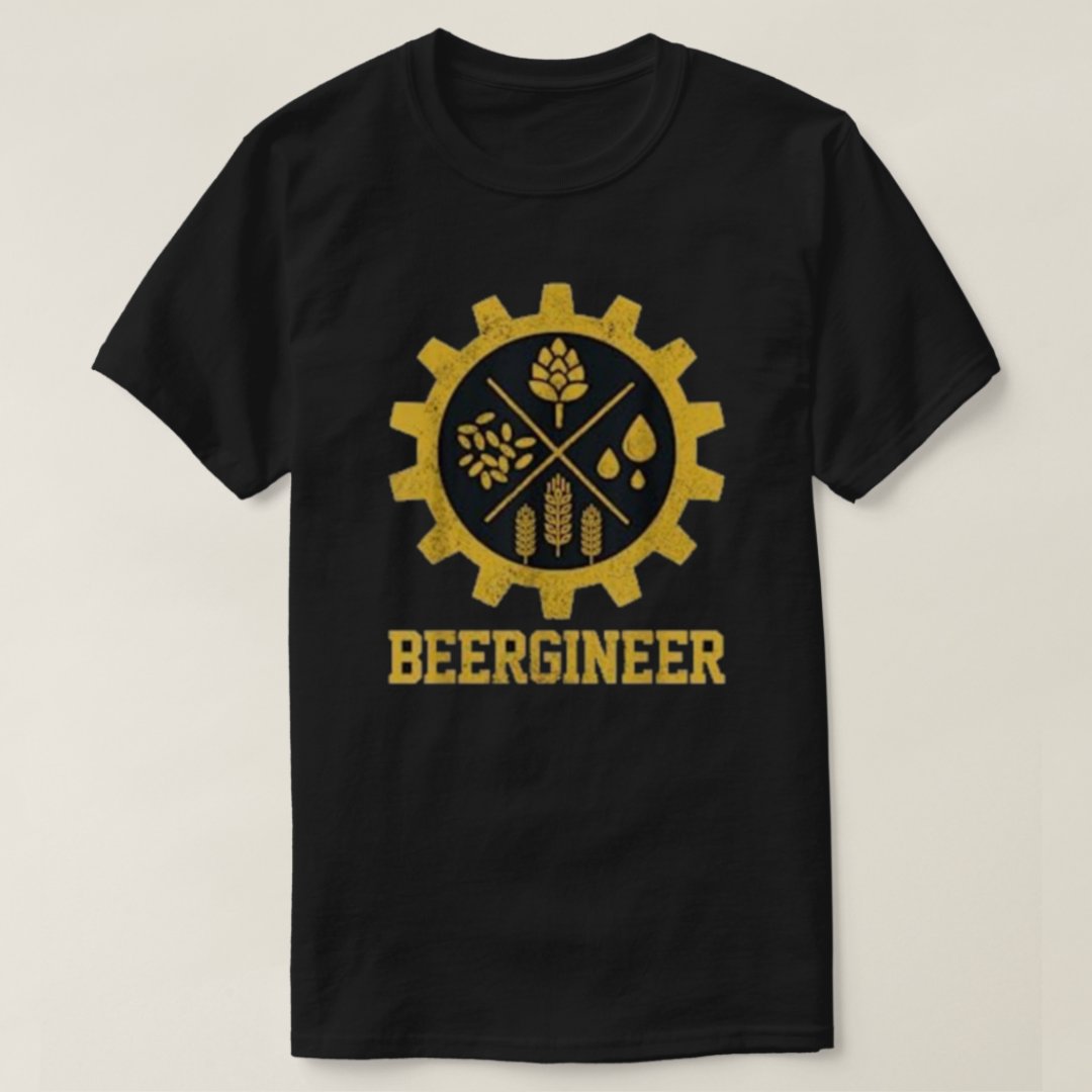 Oktoberfest Beergineer Printed T-Shirt