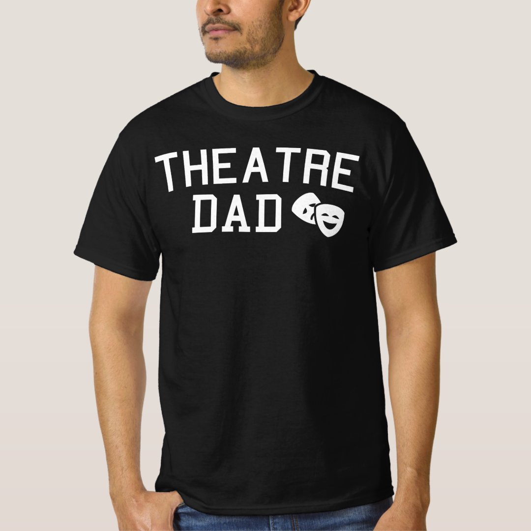 Father's Day Gift Theater Dad Printed T-Shirt