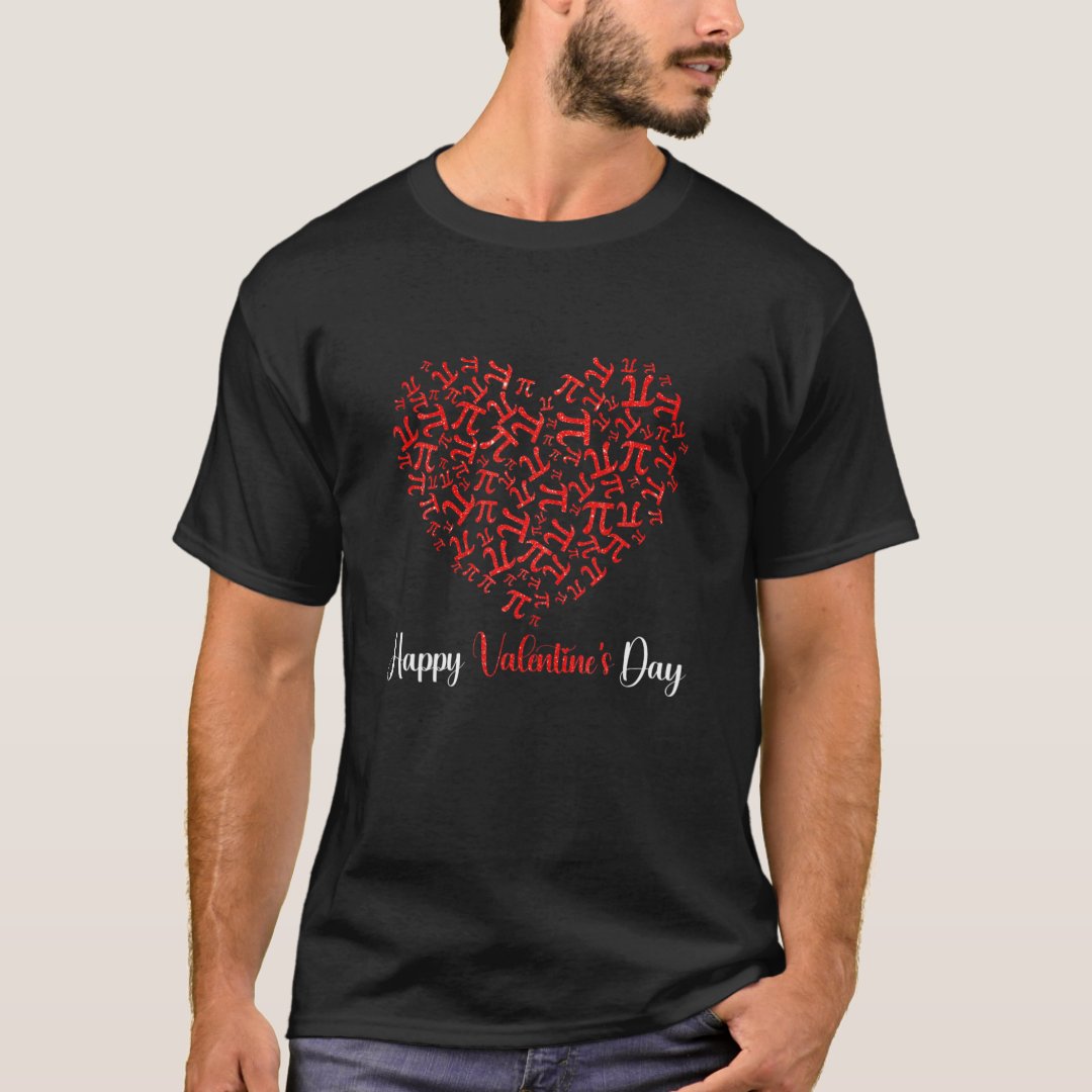 Math Formula Lover Heart Of Pi Valentine's Day Gift T-Shirt