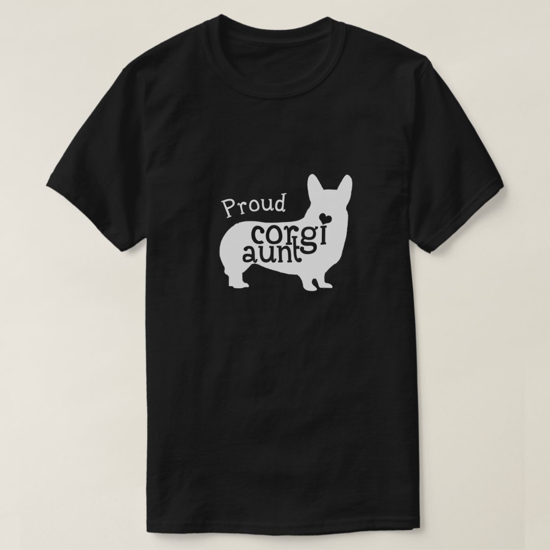 Pet Dog Lover Proud Corgi Aunt Corgi Day Gift T-Shirt