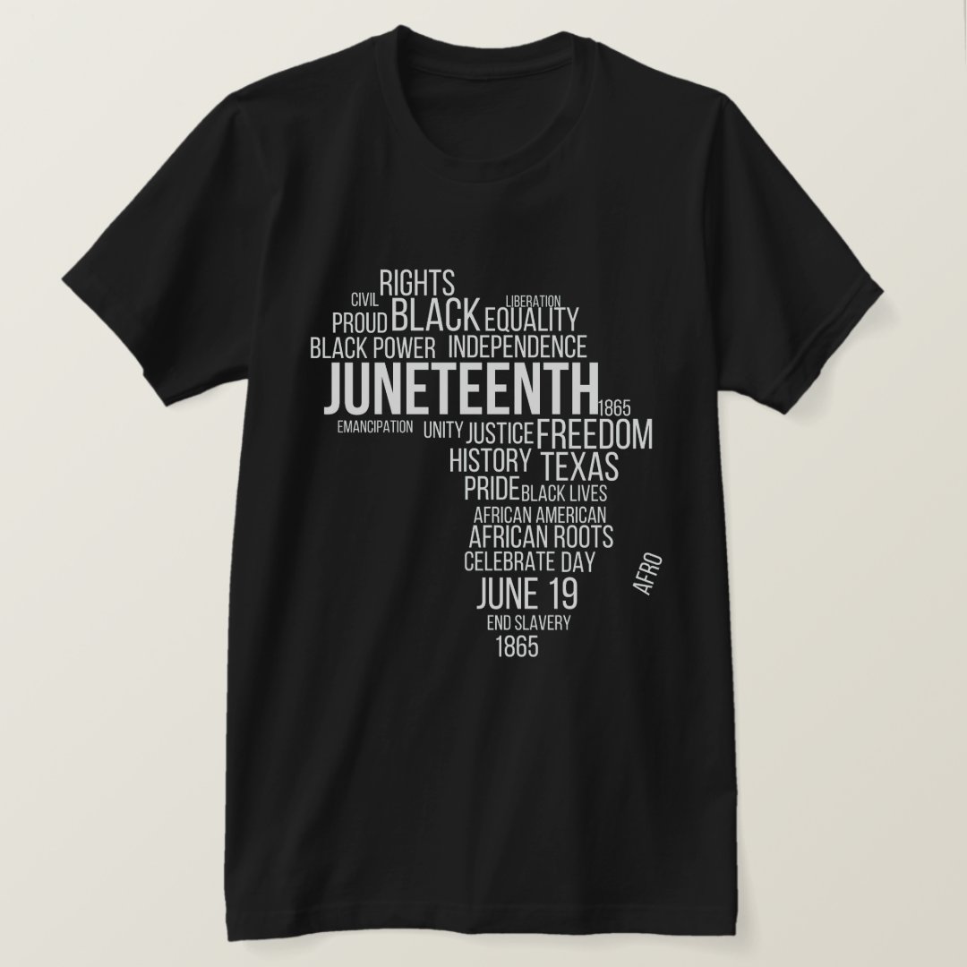Adjective Of Juneteenth Printed T-Shirt