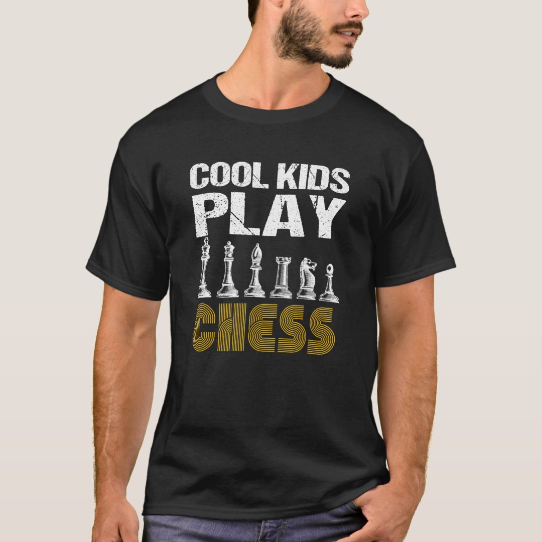 Chess Lover Cool Kids Play Chess World Chess Day T-Shirt