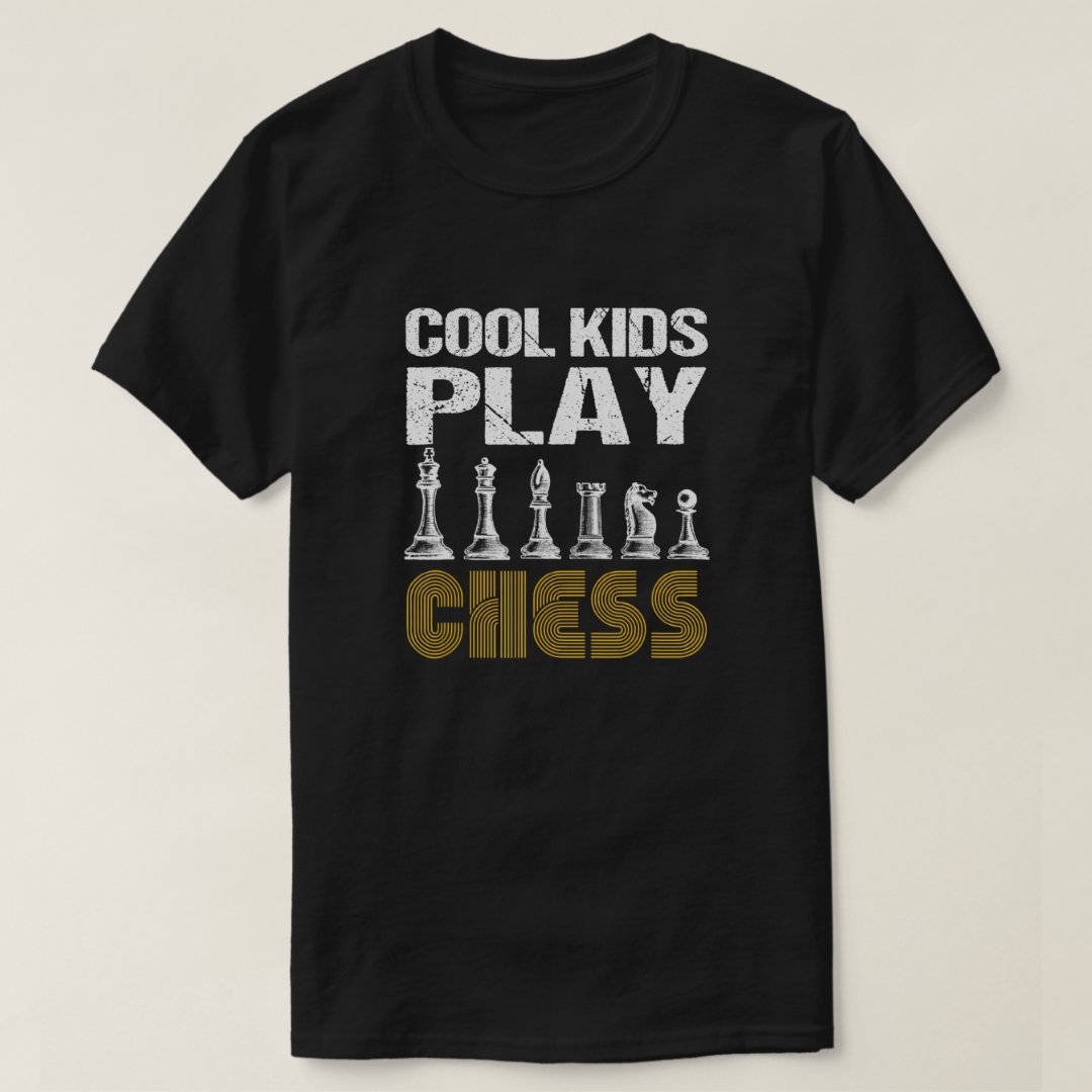 Chess Lover Cool Kids Play Chess World Chess Day T-Shirt