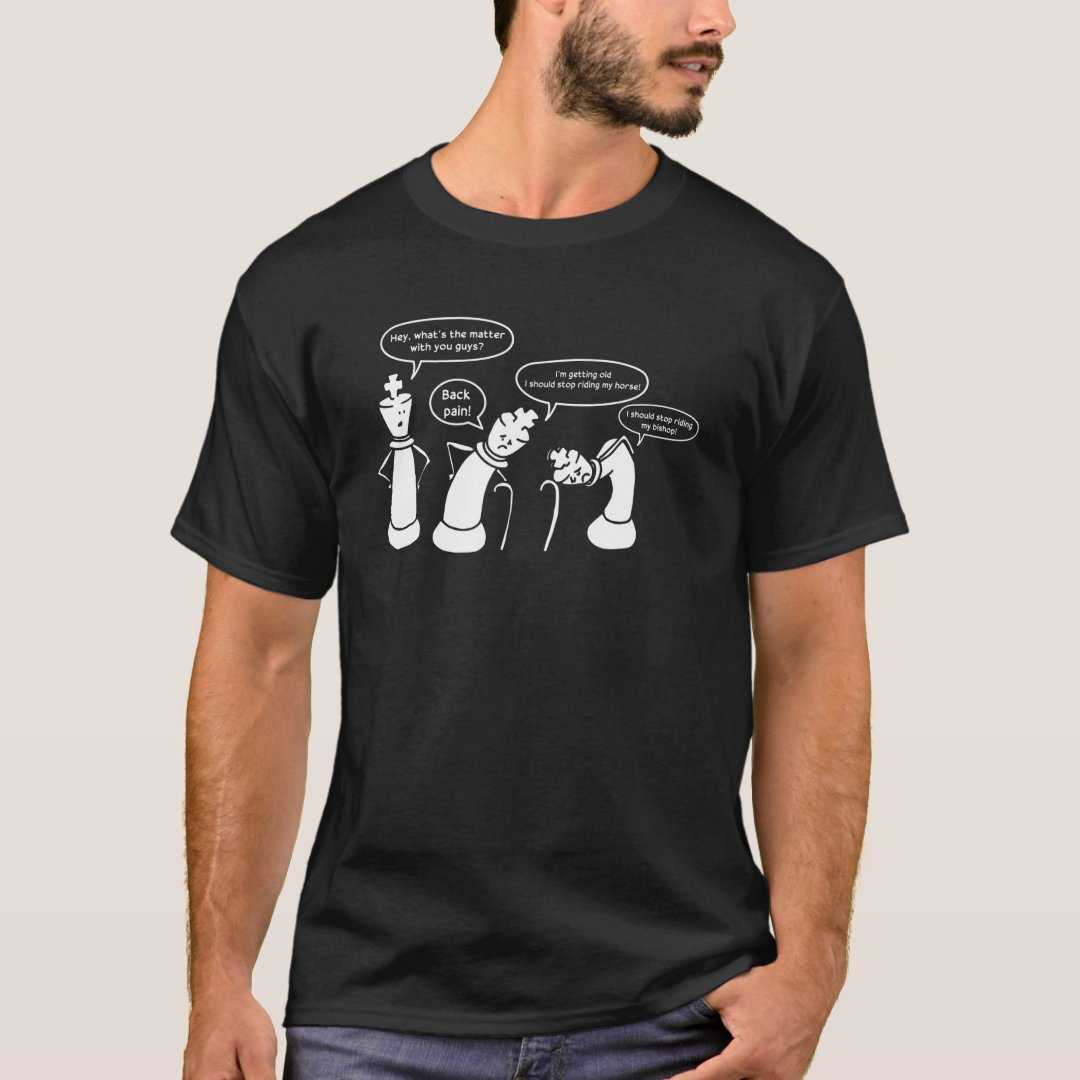 Funny Taking Among Chess Figures Chess Day Chess Lover T-Shirt