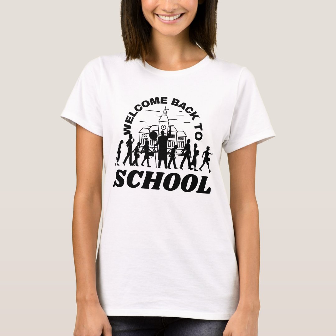 Back To School Season Welcome Back To School Printed T-Shirt